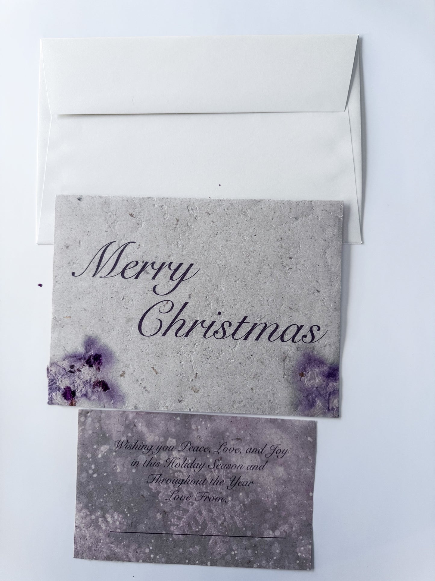 Maggie Janes Hand Made Hemp Paper Christmas Cards