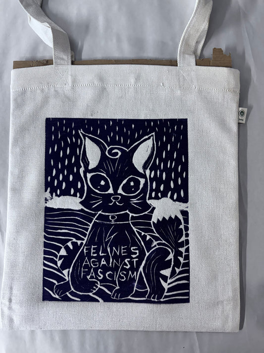 Maggie Janes Mostly Hemp, Hand Printed Tote Bags