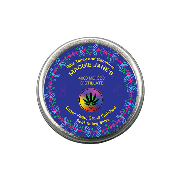 Blue Tansy and Geranium