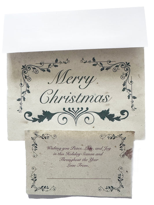 Maggie Janes Hand Made Hemp Paper Christmas Cards